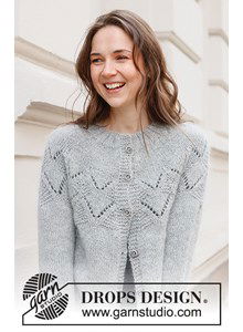 Damesvest met kantpatroon