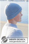 Breipatroon Blue Frost Hat van andere kant