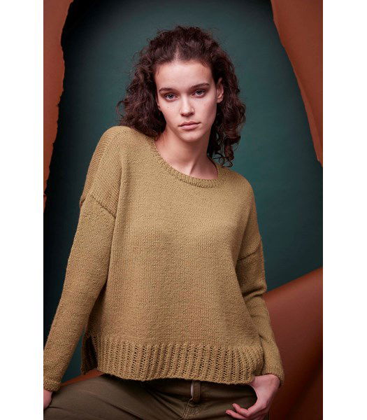 Breipatroon Damestrui met brede boorden