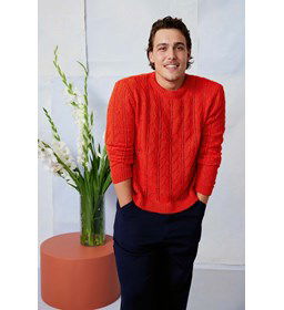 Herentrui Siro  gemaakt van Lang Yarns Ananas
