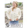 oversized vest met kabels en punnikrand gemaakt van Drops Nepal