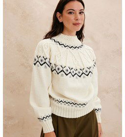 Luxe damestrui met jaquardpatroon gemaakt van Handwerk accesoires