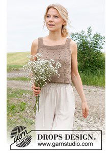 Damestop Midsummer's Day met reliëfpatroon