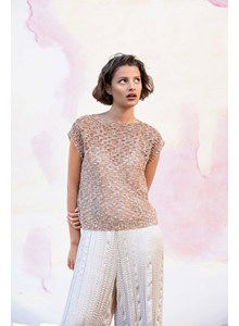 Damesshirt met rechte hals