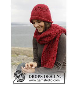 Gehaakte sjaal en muts