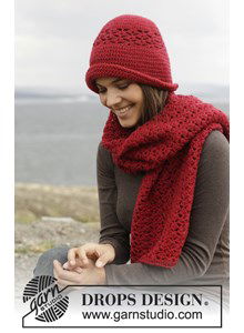 Gehaakte sjaal en muts