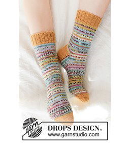 Lentekermis Sokken gemaakt van Drops Fabel