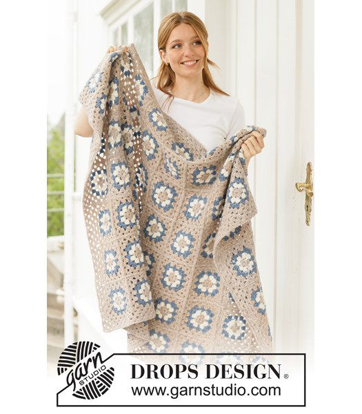 Haakpatroon Granny squares Deken