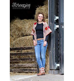 Omslagdoek gemaakt van Scheepjes Wanderlust