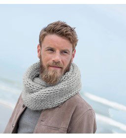 Snood  gemaakt van Phildar Phil Big Wool