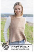 Het patroon Maple Wafer Vest / DROPS ....