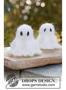 Gehaakt spookje voor Halloween 