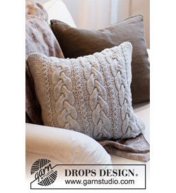 Kussen gemaakt van Drops Nepal