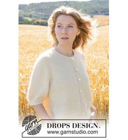 damesvest met kabels in merino en mohair gemaakt van Handwerk accesoires