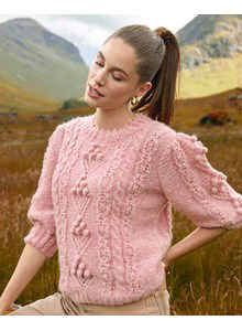 Luxe damestrui met noppen en medaillon patroon