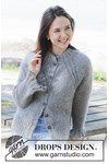 Breipatroon Silver Petunia Cardigan van andere kant