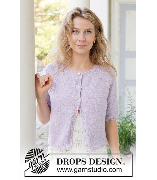 Breipatroon Lavender Dust Cardigan