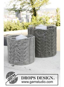 Gebreide hoesjes voor vaas