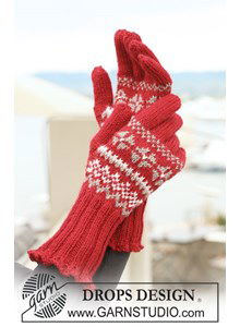 handschoenen met Noors patroon.