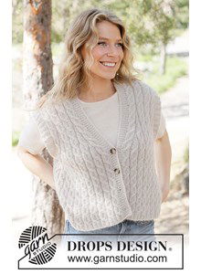 Soft Braid Vest met Knopen