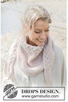 Breipatroon Swan's Embrace Shawl van andere kant