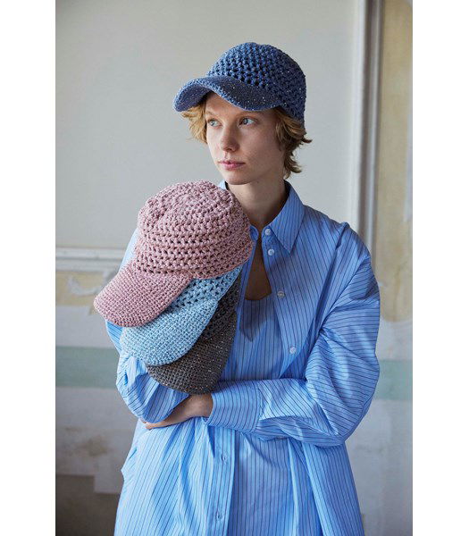 Haakpatroon Zonnehoed Bea met klep