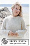 Breipatroon Zachte alpaca trui met raglan en ballonmouwen van andere kant