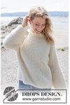 Breipatroon Zachte alpaca trui met raglan en ballonmouwen van andere kant