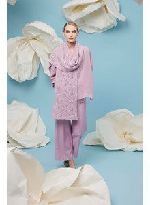 Lange brede sjaal Rosetta