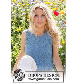 Kort dameshemdje  gemaakt van Drops Paris