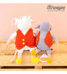 Lady Clogsby the Mouse gemaakt van Handwerk accesoires