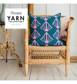 Splayed Geometric kussen gemaakt van Vulling