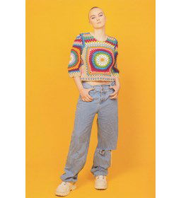 Damestrui met driekwart mouwen gemaakt van Durable Glam