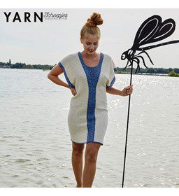 Damestuniek See the Light Kaftan gemaakt van Scheepjes Catona 50 - 100 gram