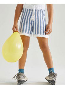 Verticaal  gestreepte korte kinderbroek