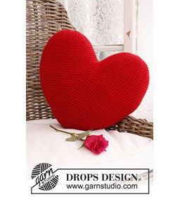 Hart gemaakt van Drops Snow - Eskimo