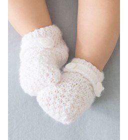 Baby sokjes gemaakt van Phildar Phil Super Baby