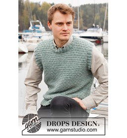 Herenspencer gemaakt van Drops Air