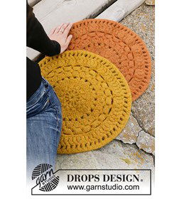 Zitmatje gemaakt van Haaknaalden