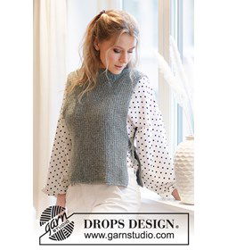 Slip-over gemaakt van DROPS Sky