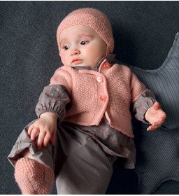 Cardigan gemaakt van Phildar Phil Super Baby