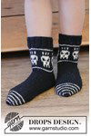 Breipatroon Skeleton Steps Socks van andere kant