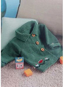 Babyvest met tulppatroon