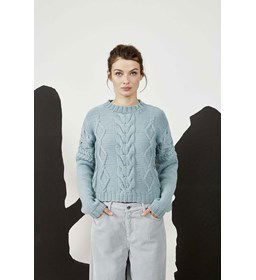 Damestrui gemaakt van Lang Yarns Merino 70 en color