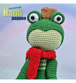 Handpop Kikkerkoning gemaakt van Durable Glam