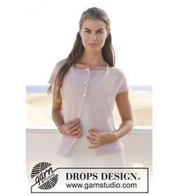 Vest gemaakt van Drops Kid Silk