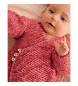 babyvest met a-symmetrische overslag