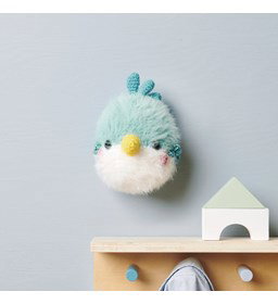 vogel wandhanger of knuffel gemaakt van Haaknaalden