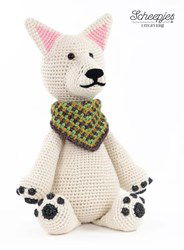 haakpatroon witte-herder-snow