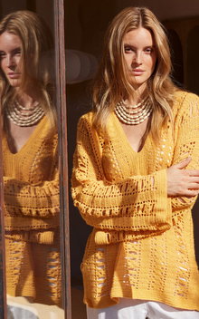 tuniek in filethaakwerk